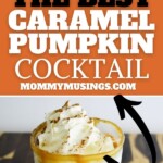 Caramel pumpkin cocktail pin image