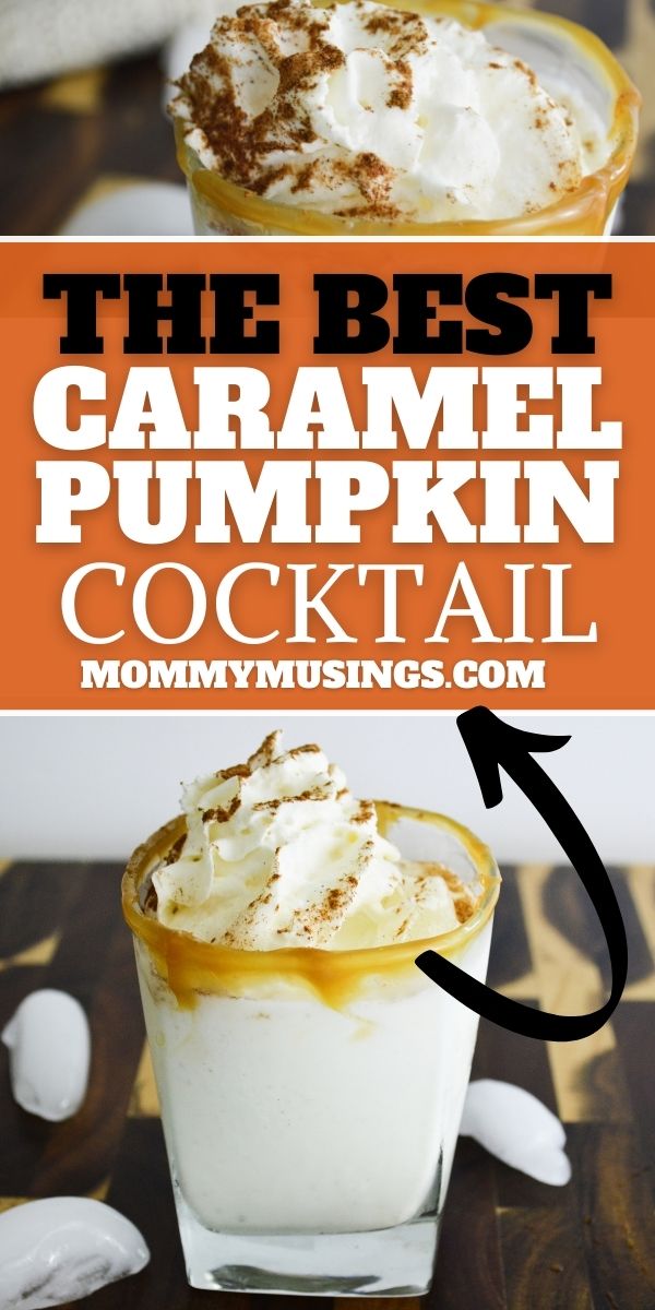 Caramel pumpkin cocktail pin image