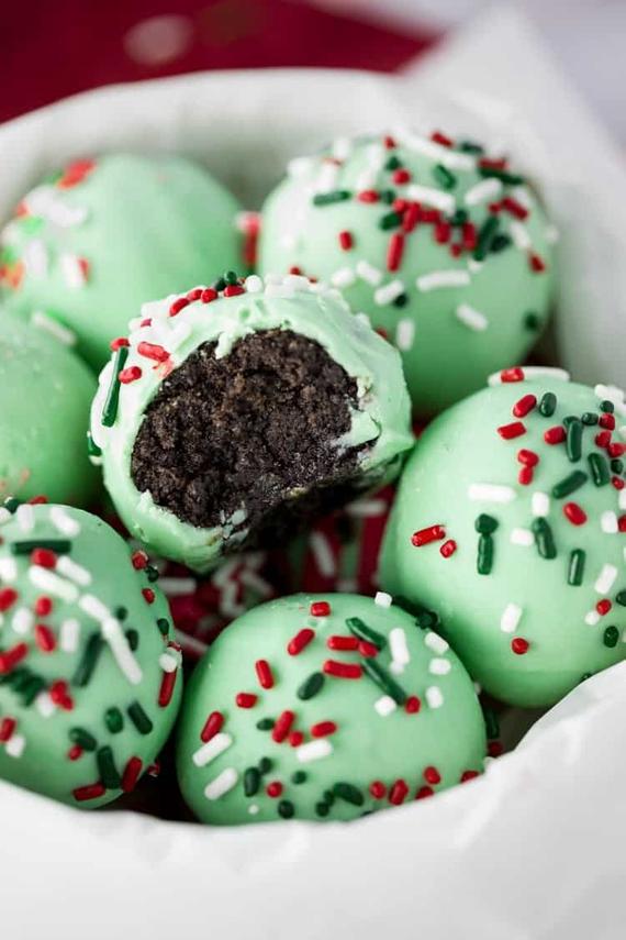 18 Gourmet Chocolate Mint Oreo Truffles | Etsy