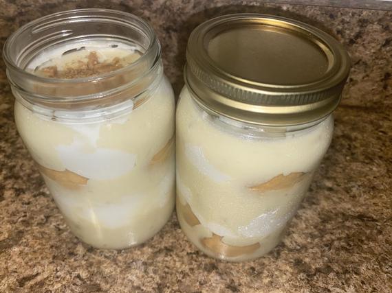 Banana Pudding in a Mason Jar