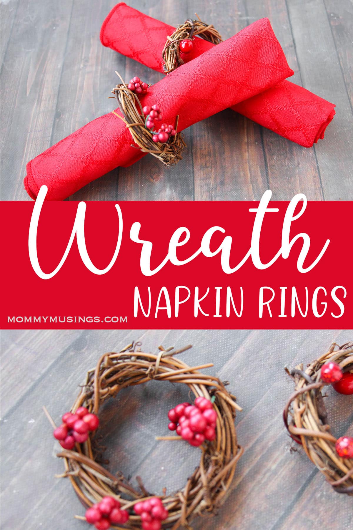 Pine Cone Napkin Rings: For Rustic Thanksgiving Table