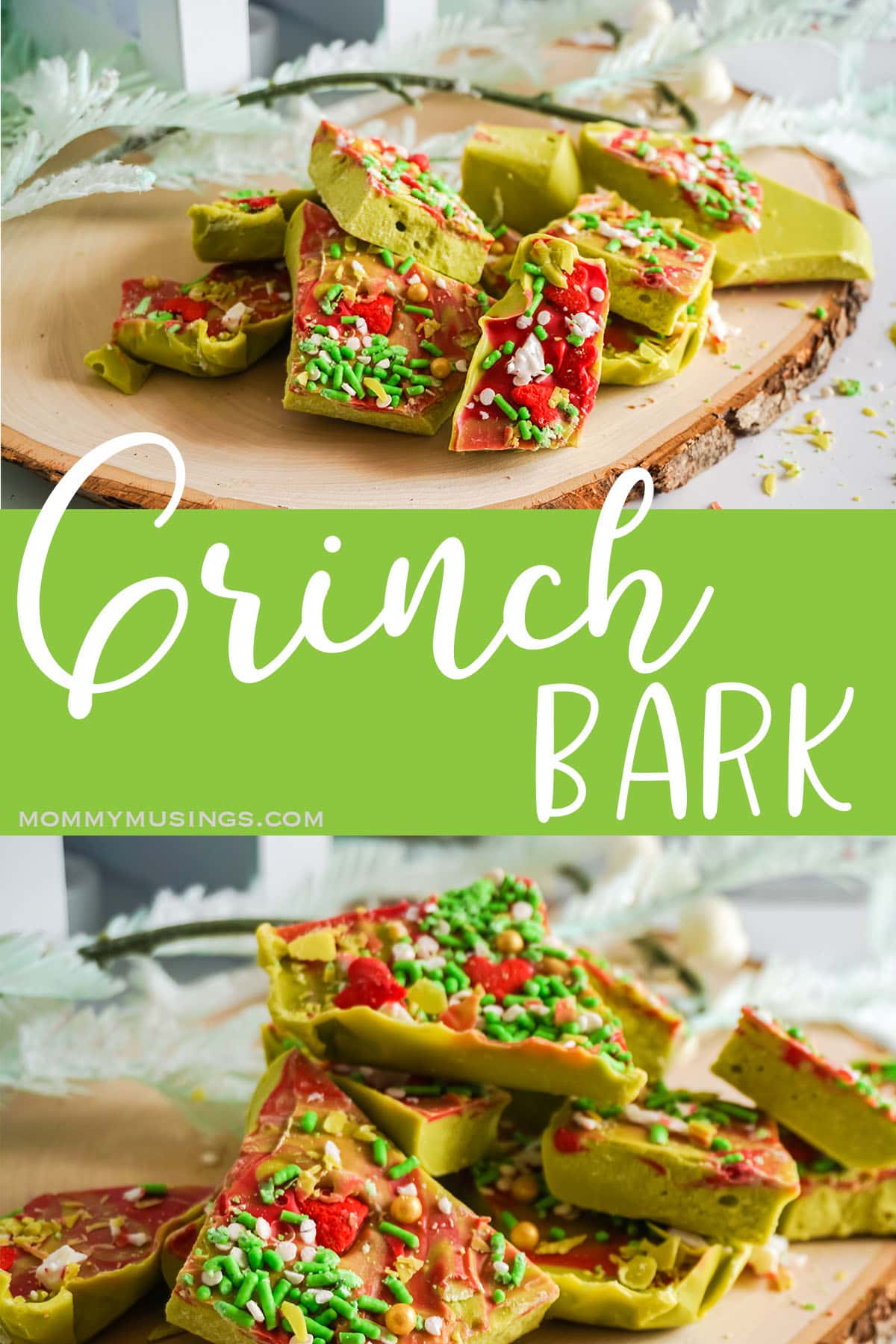 Homemade Grinch Bark: Easy, Delicious, Step By Step Photos - Tammilee Tips