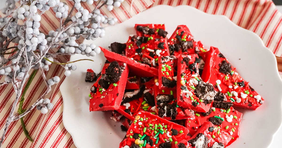 mickey christmas bark easy recipe