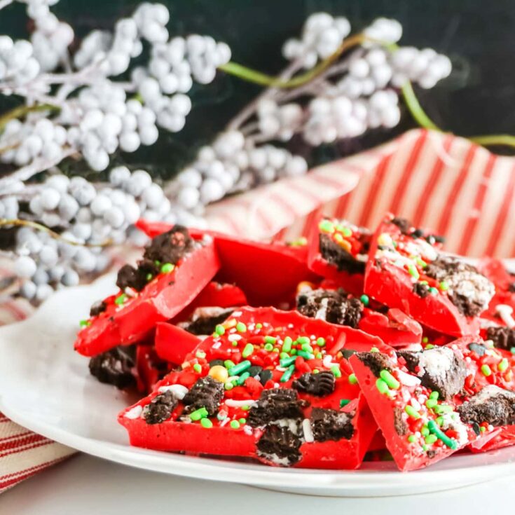 christmas mickey bark holiday dessert