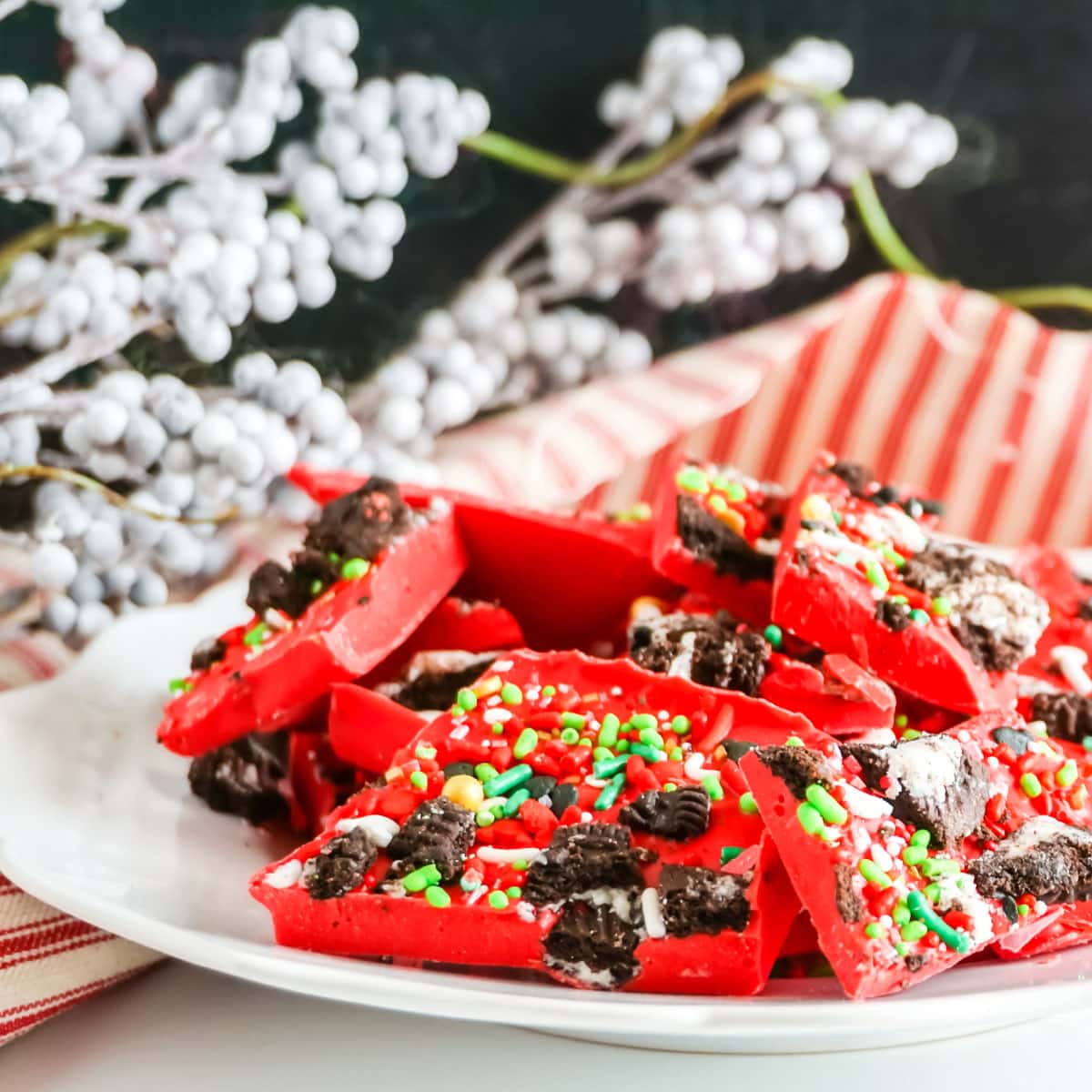 christmas mickey bark holiday dessert