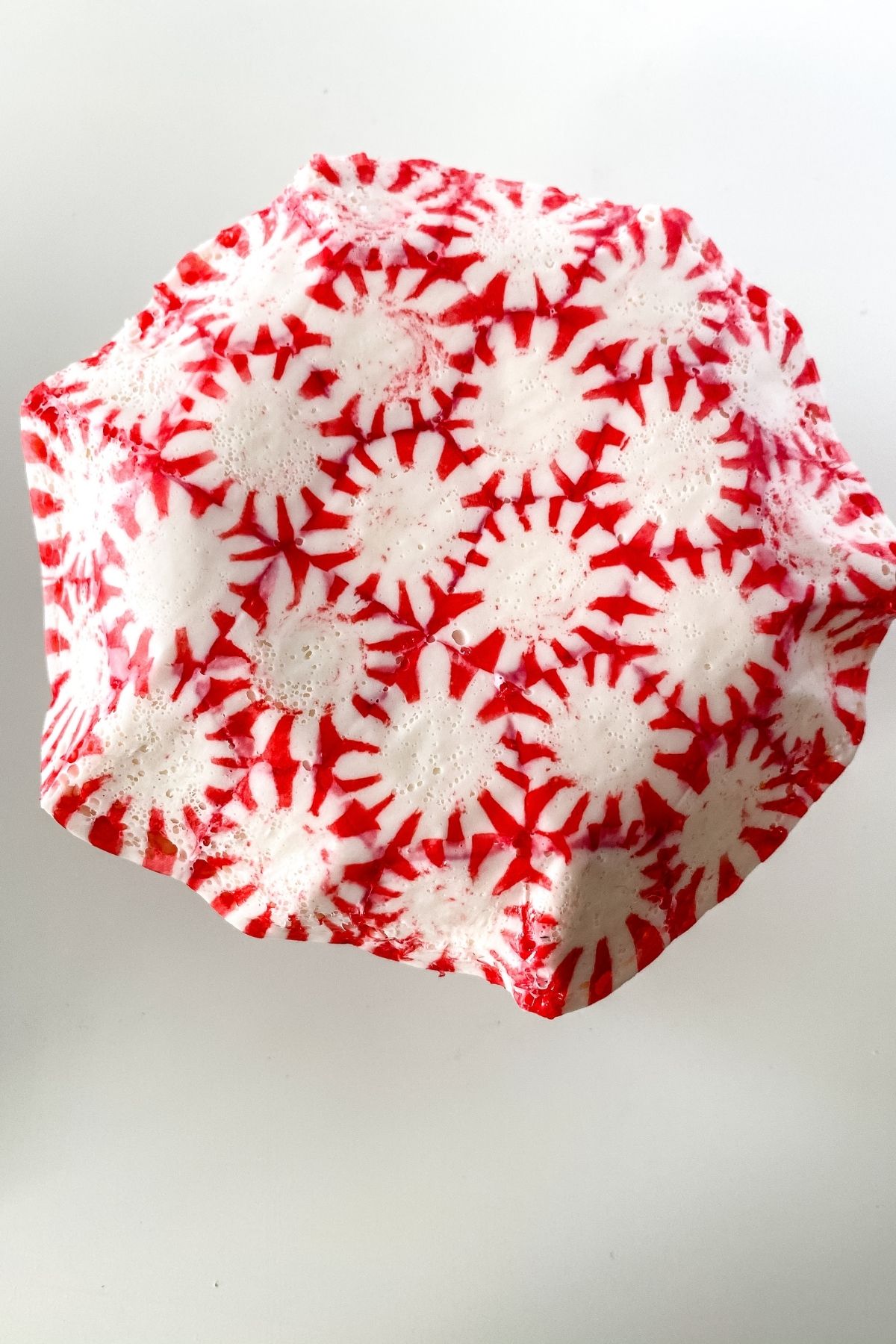 Peppermint candy bowl