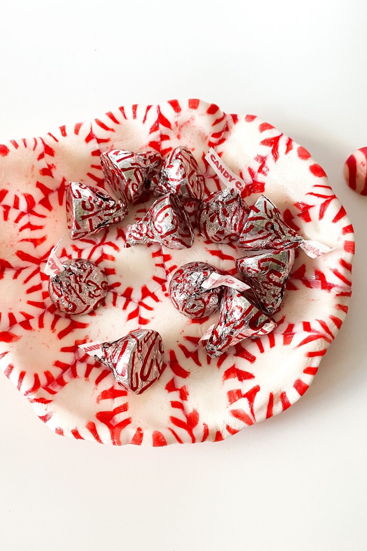 Peppermint candy bowl