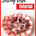 Peppermint candy bowl