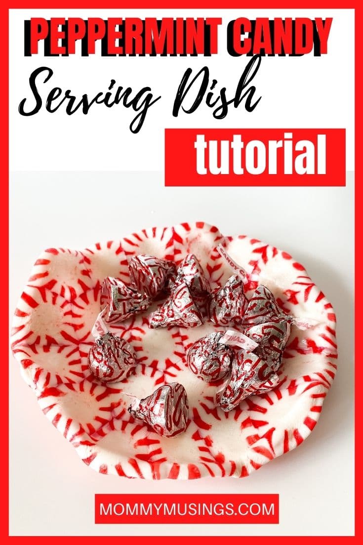 Peppermint candy bowl