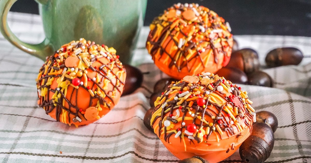 Pumpkin Spice Hot chocolate Bombs