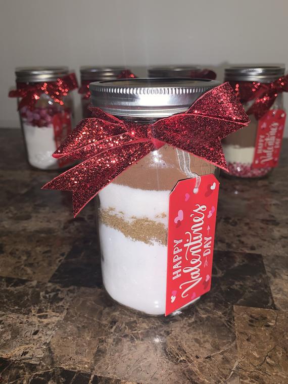 Brownie Mix in a Mason Jar Brownies Chocolate Chips Milk | Etsy