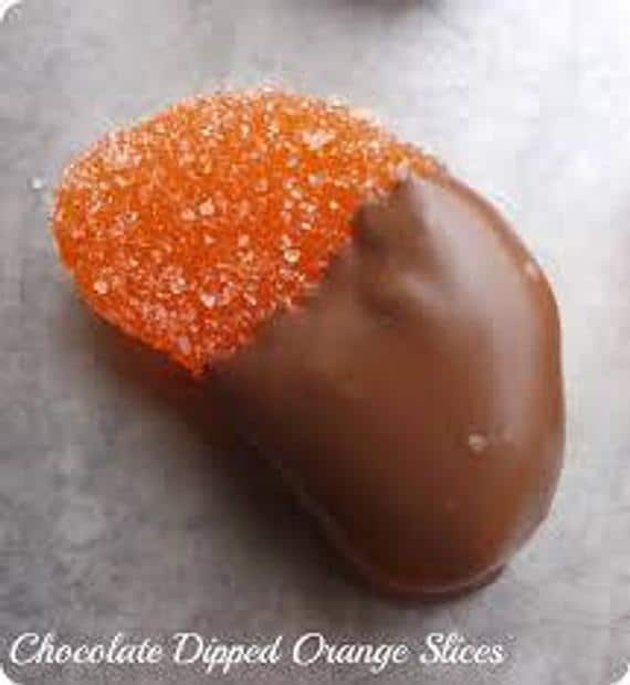 Chocolate Covered Orange Slices