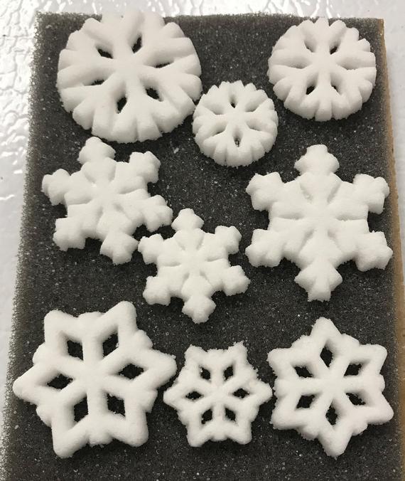 Snowflake Sugar Shapes | Etsy