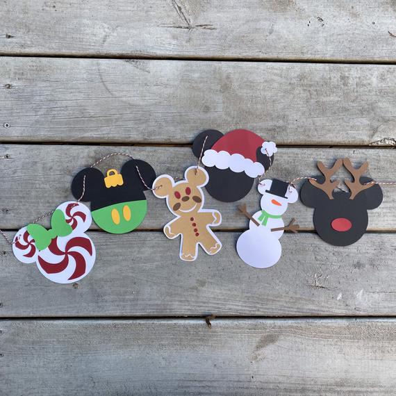 Mickey & Minnie Christmas Banner 