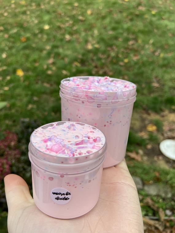 Unicorn Hot Cocoa Scented Floam Slime