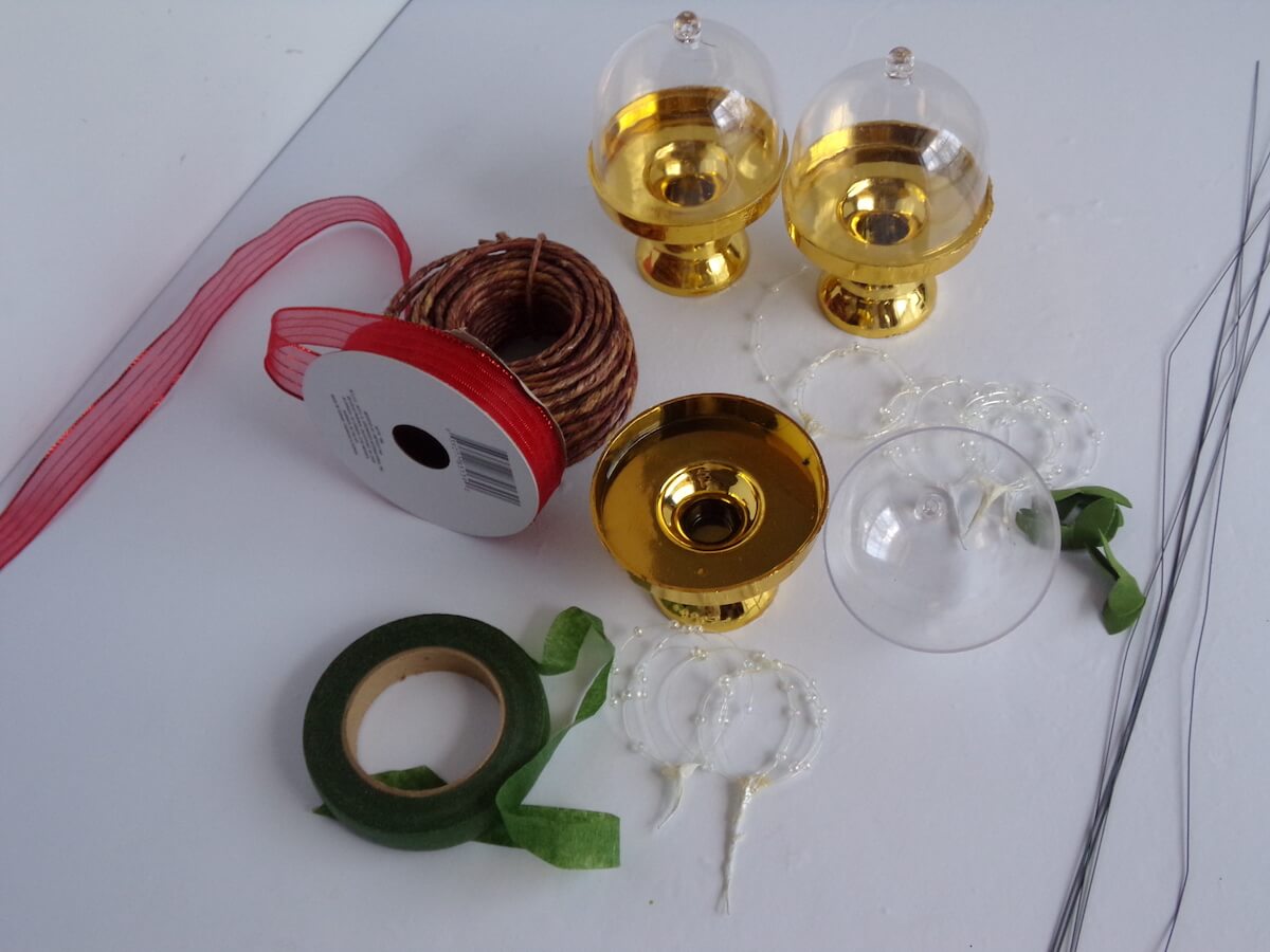 supplies to make a belle ornament