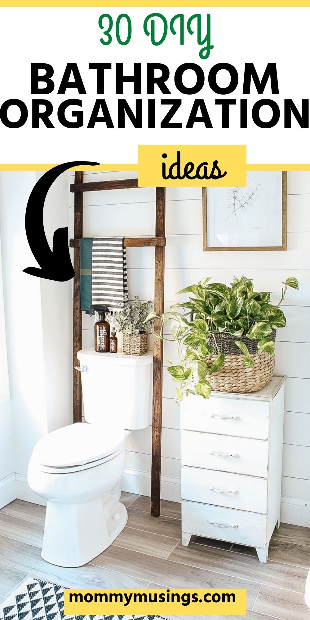 30+ Tidy DIY Bathroom Organization Ideas