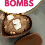 Heart hot cocoa bombs