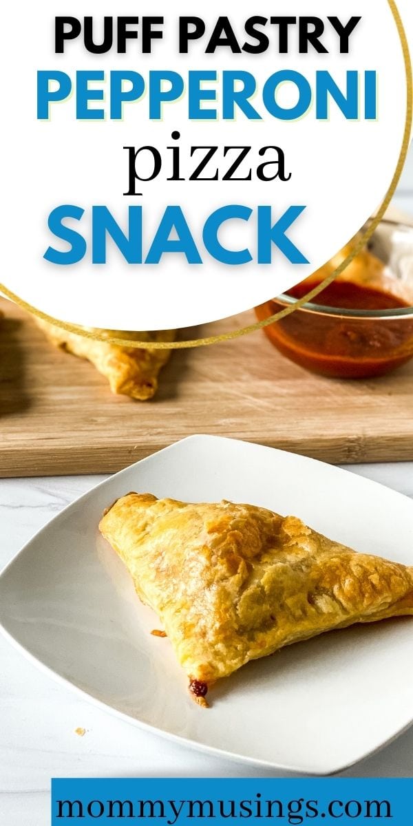 Easy Pepperoni Puff Pastry Pizza Kids Snack Recipe