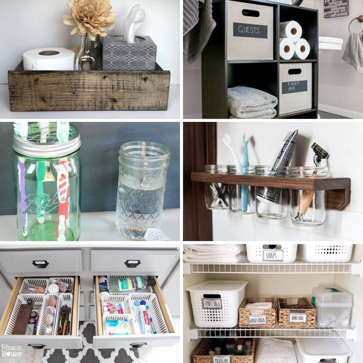 30+ Tidy DIY Bathroom Organization Ideas