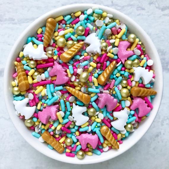 Unicorn Sprinkle Mix Edible Sprinkles Cake Sprinkles | Etsy