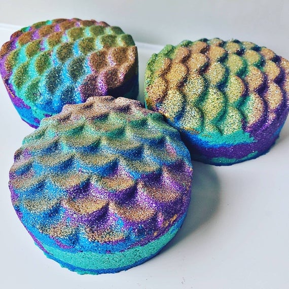 Rainbow Mermaid Bath Bomb | Etsy