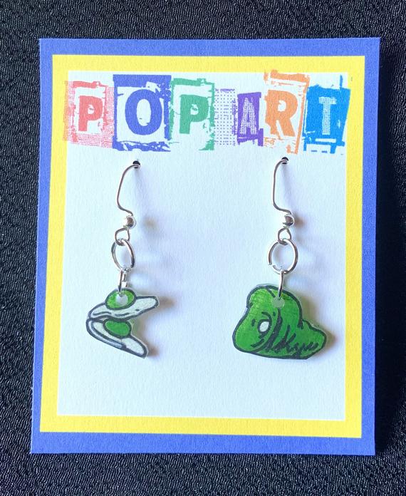 Dr. Seuss inspired Earrings Sam I Am Earrings Green Eggs and | Etsy