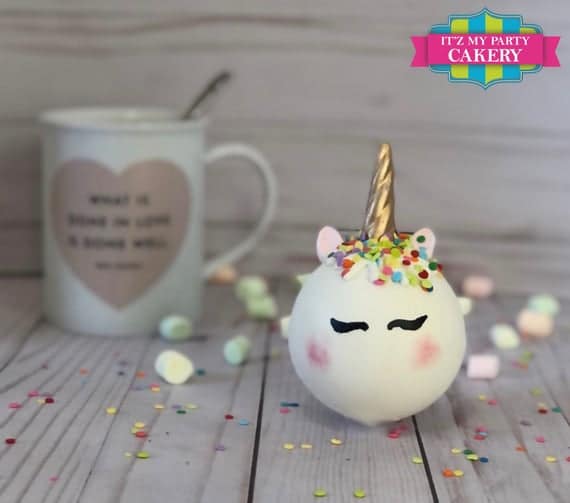 Unicorn Hot Cocoa Bomb 