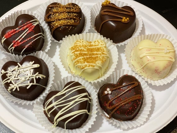 Heart-Shaped Hot Cocoa Bombs | Etsy