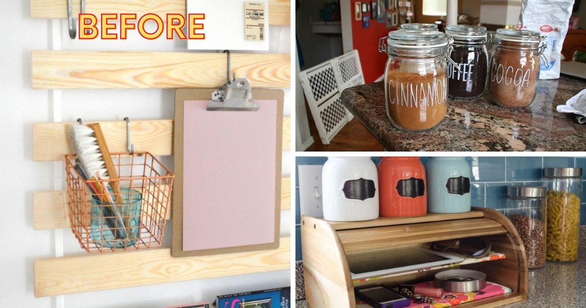 Convenient and Space-Saving Cabinet Organizing Ideas (Remodelaholic)  Food  storage containers organization, Cabinets organization, Diy kitchen storage