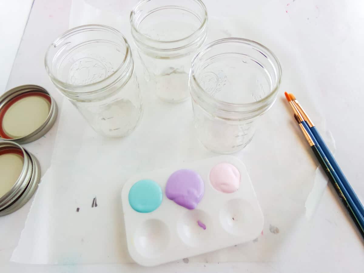 supplies to make unicorn mason jar cricut craft