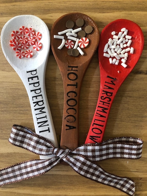 Hot Cocoa Mini Wooden Spoon Set