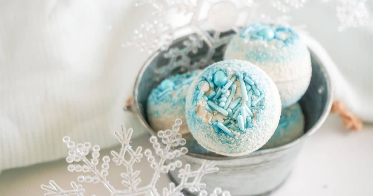 frozen bath bombs for queen elsa