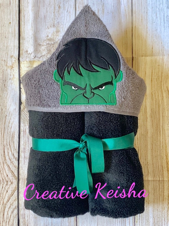 Hulk Hooded Towel for Kids 