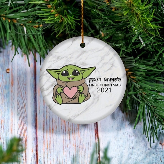 Baby Yoda First Christmas Ornament 