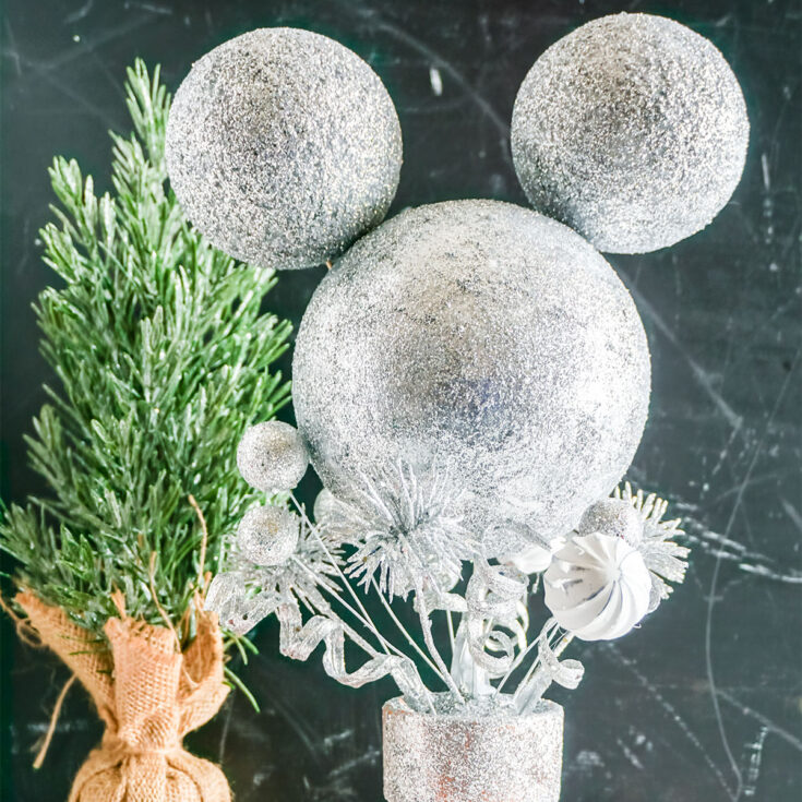mickey mouse christmas topiary