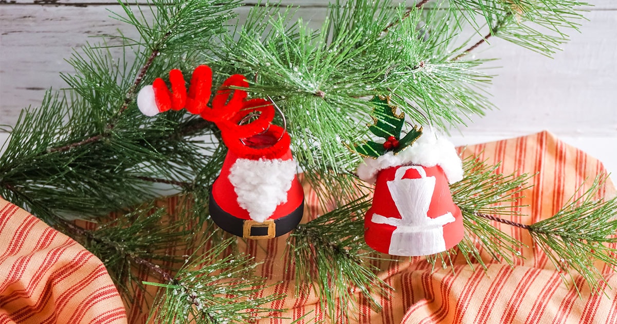 santa and mrs claus christmas ornament craft