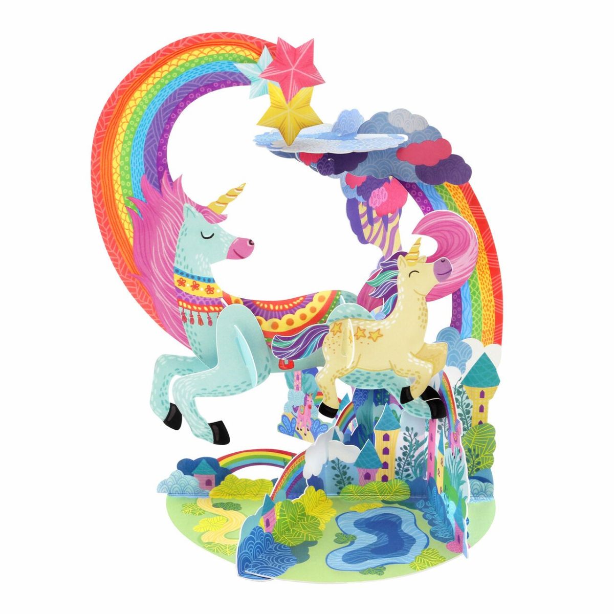 unicorn pop up card