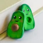 kids craft avocado charms set for best friends