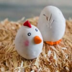 chicken and egg best friend charm set from clay