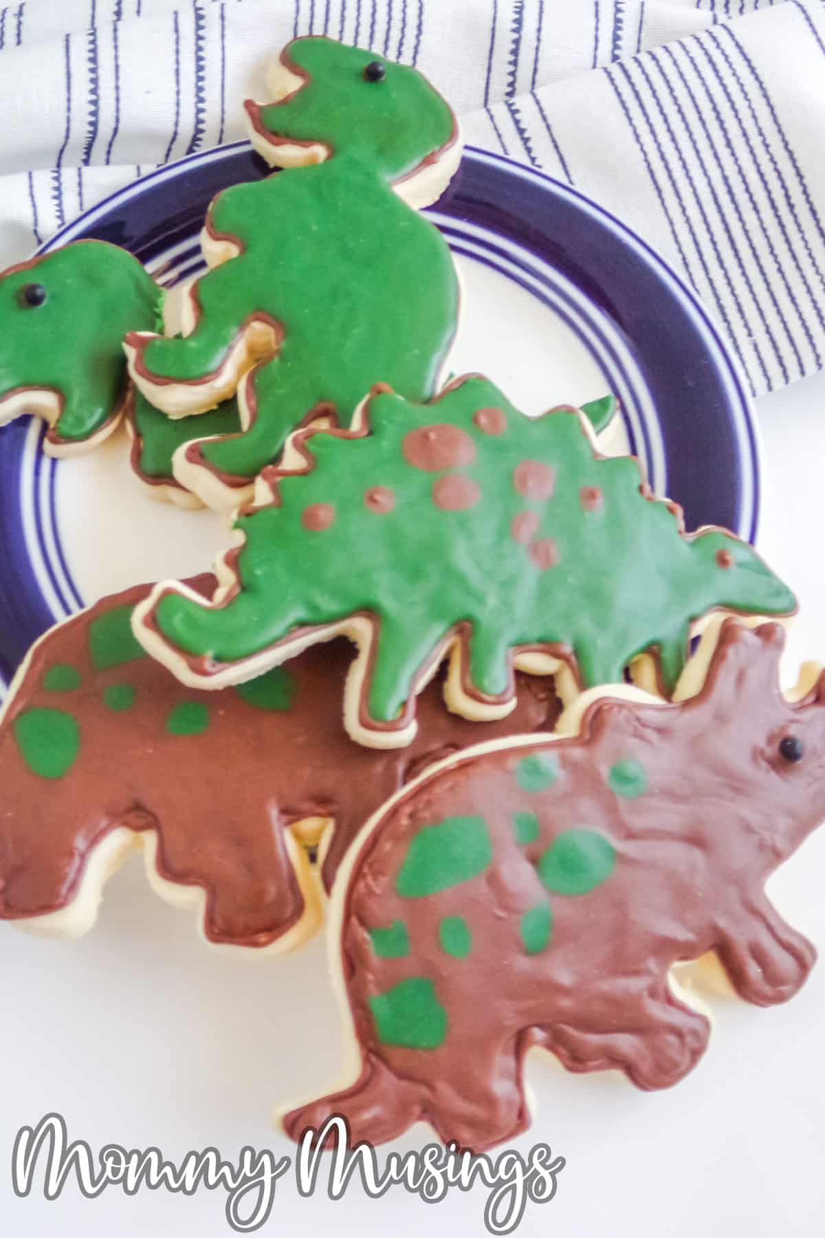 triceratops cookies