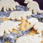 easy dinosaur fossil cookies