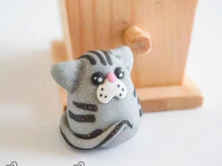 Easy Polymer Clay Kitty Craft for Kids: A Cute and Easy DIY Project