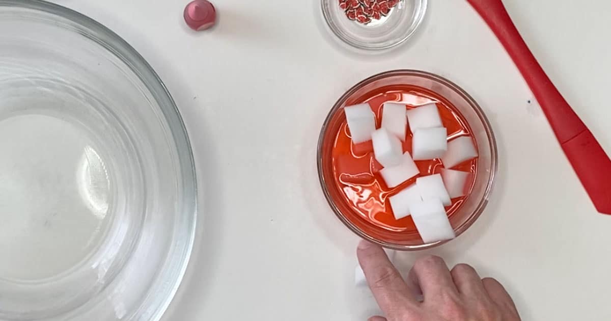 how to make jelly cubes for watermelon jelly cube slime