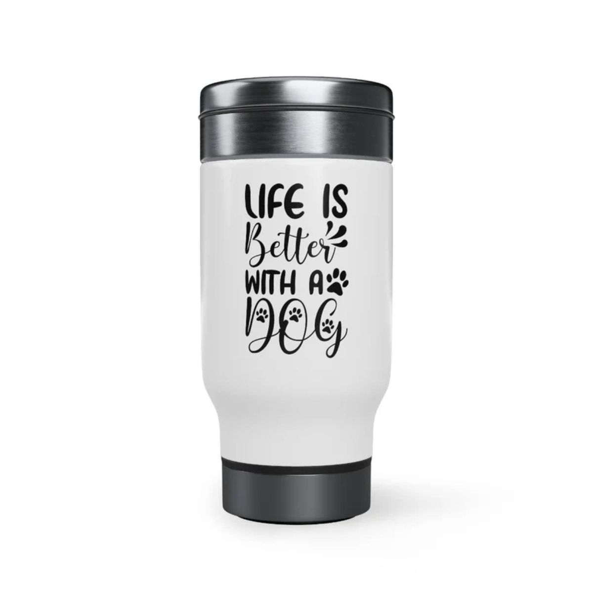 mug that says life is better with a dog
