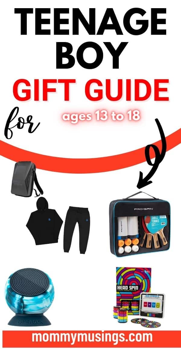 Teenage Boy Gift Guide Ages 13 to 18